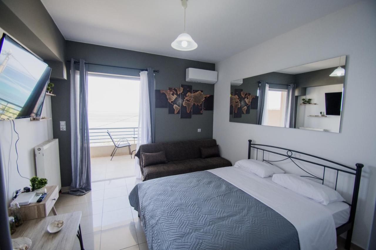 Pavlos Standard Studio With Sea View Rethymno  Exterior photo