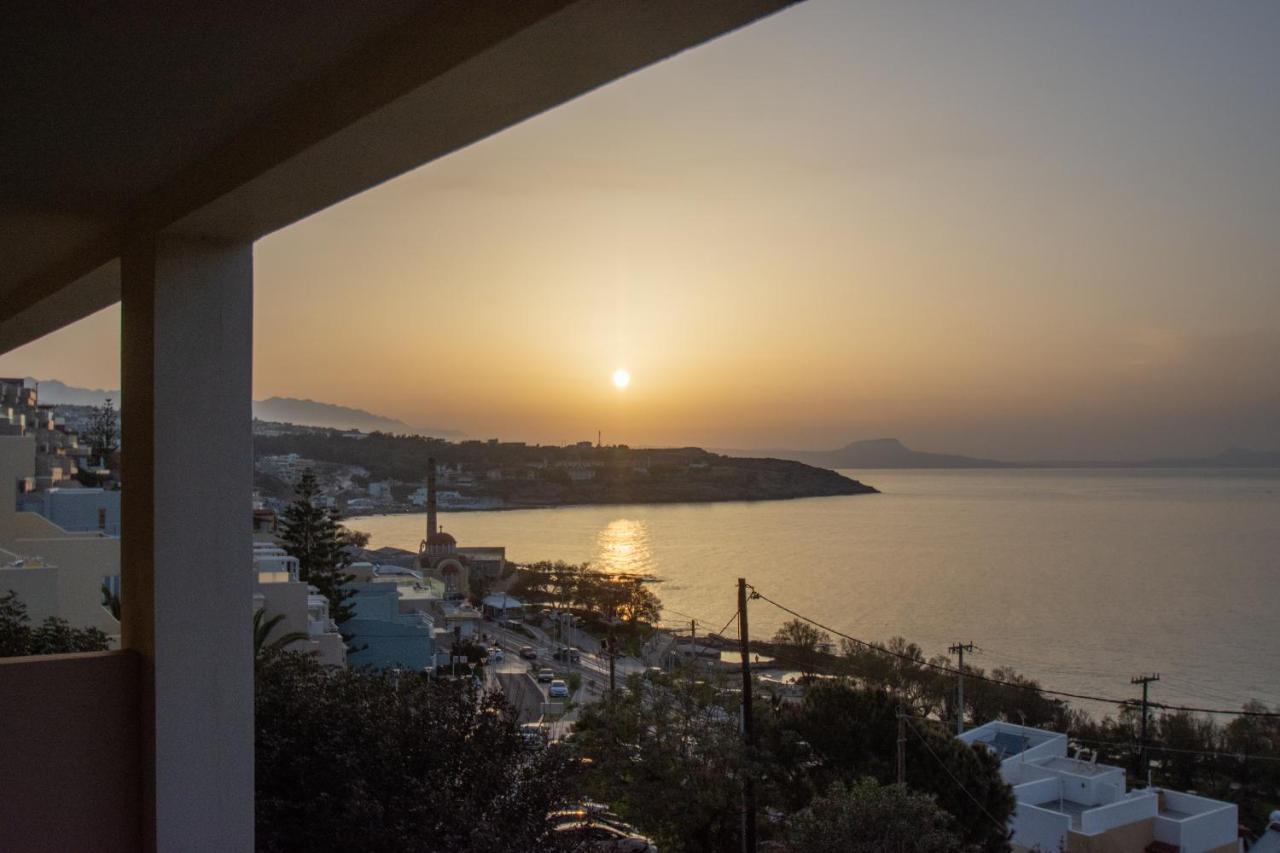 Pavlos Standard Studio With Sea View Rethymno  Exterior photo